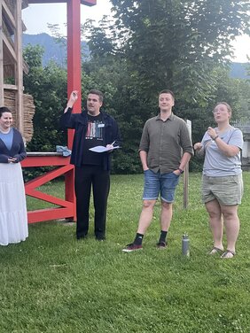 Andacht im Freien